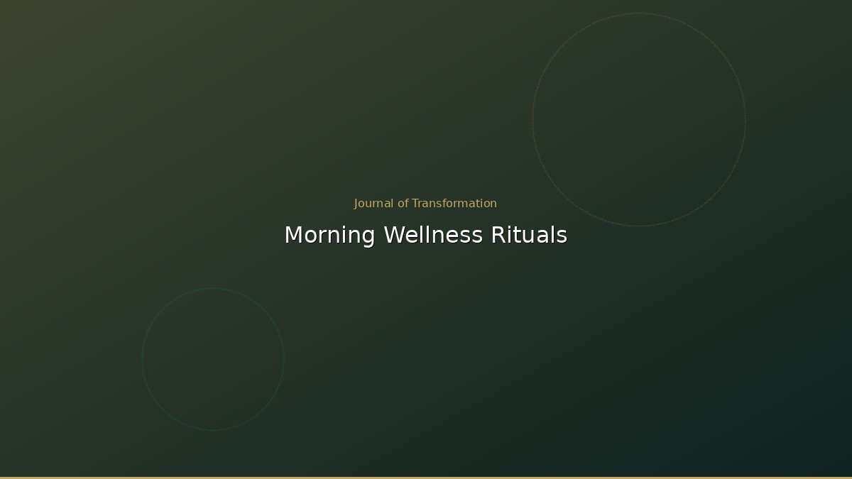 Morning Mindfulness: Starting Your Day Right for Radiant Skin